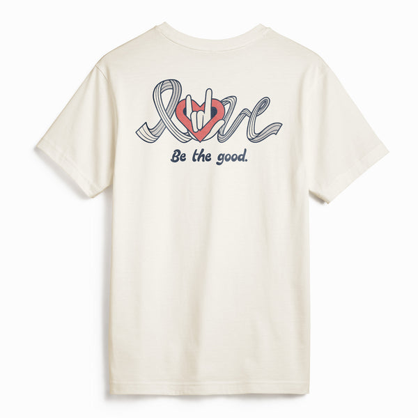 Be Love - ALS Ribbon Natural T-Shirt