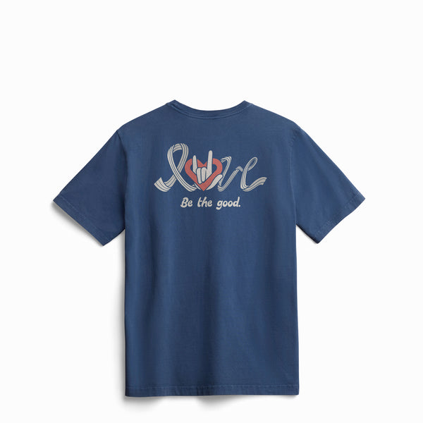 Be Love- ALS Ribbon Navy T-Shirt